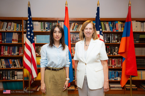 US Ambassador spoke with CEO of Enterprise Armenia Foundation about increasing American investments in Armenia