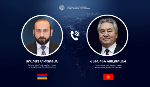 Mirzoyan presented possibilities of unblocking regional infrastructure to Kyrgyz Foreign Minister