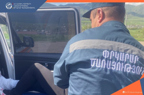 Հարթագյուղում՝ «Սուրբ Հովհաննես» մատուռի մոտակայքում, քաղաքացին ընկել և վնասել է ոտքը․ օգնության են հասել փրկարարները
