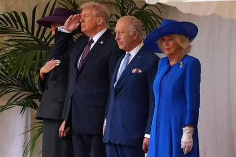 Трамп прибыл в замок Виндзор для встречи с Карлом III