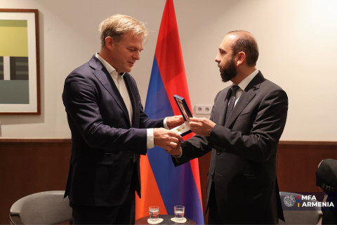 Meeting of the Foreign Minister of Armenia with the former member of the House of Representatives of the Netherlands