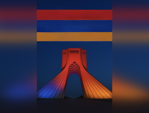 Tehran’s Freedom Tower to be illuminated in colors of Armenian flag
