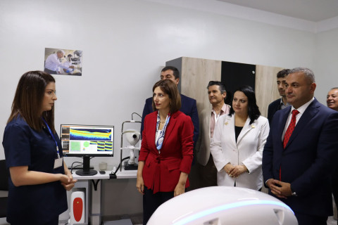 Եղվարդում մարզային նշանակության ակնաբուժական կլինիկա է բացվել