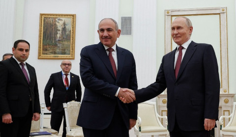 Состоялась встреча Никола Пашиняна и Владимира Путина