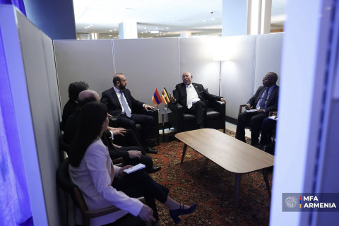 Ararat Mirzoyan and Ugandan Foreign Minister emphasize efforts toward establishing legal framework