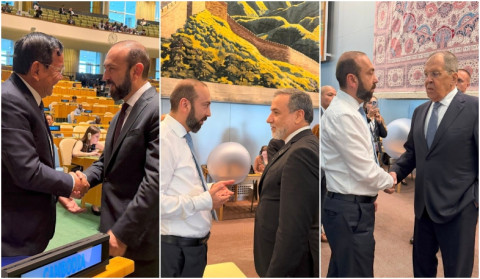 Ararat Mirzoyan had contacts with Foreign Ministers of Iran, Russia, and Cambodia