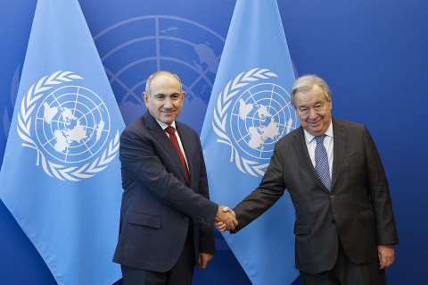 Nikol Pashinyan and António Guterres meet in New York