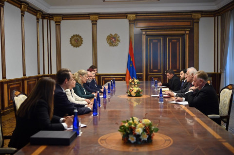 Նախագահ Խաչատուրյանն ու Ֆրիդրիխ Էբերտ հիմնադրամի պատվիրակությունը քննարկել են տարածաշրջանային իրավիճակը