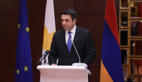 Welcome remarks by RA NA President Alen Simonyan on National Day of Cyprus