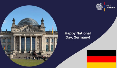 Armenian Foreign Ministry congratulates Germany on Unity Day