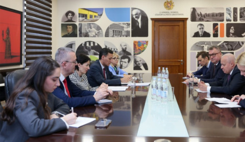 Քննարկվել են Հայաստան-Ռուսաստան համագործակցության նոր հեռանկարները. ԿԳՄՍ նախարարն ընդունել է դեսպան Կոպիրկինին