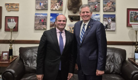 Ambassador Narek Mkrtchyan and Senator Steve Daines discussed prospects for development of Armenia-US strategic partnership