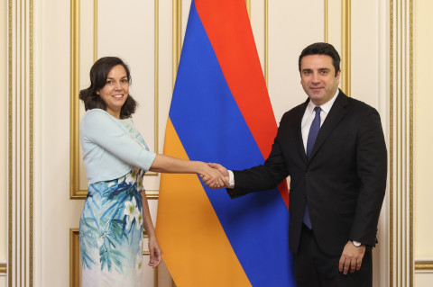 ՀՀ ԱԺ նախագահը և Ուրուգվայի դեսպանը քննարկել են երկկողմ հարաբերություններին վերաբերող հարցեր
