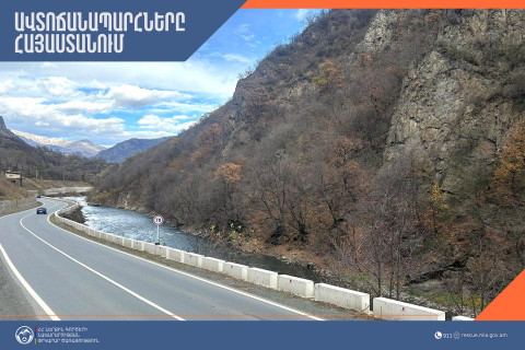 Հանրապետությունում ավտոճանապարհները հիմնականում անցանելի են