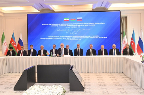 Azerbaijan, Russia and Iran discussed development of North-South international transport corridor