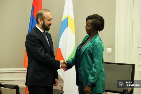 Mirzoyan, Mushikiwabo discuss topics of cooperation within the OIF