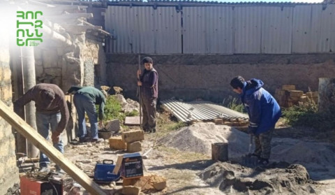 «Ավանդական գյուղատնտեսությունից՝ նորարարական գյուղատնտեսություն» նախագծի շահառու-ընտանիքները շինաշխատանքների փուլում են