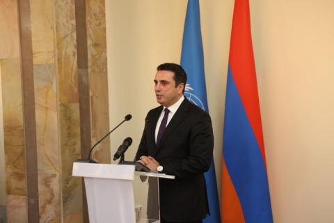 Alen Simonyan takes part in solemn event dedicated to 30th anniversary of UNDP Mission in Armenia and 5th anniversary of UNDP-NA cooperation