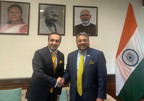 Ambassador Afyan and Indian Deputy Foreign Minister discussed issues related to upcoming high-level mutual visits