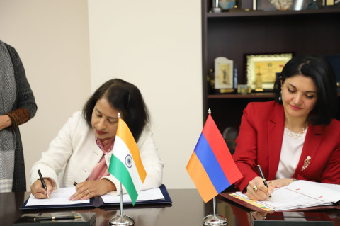 Հայաստանը և Հնդկաստանը ստորագրել են համագործակցության համաձայնագիր առողջապահության ոլորտում