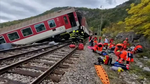 Two trains crash in Slovakia injuring multiple passengers
