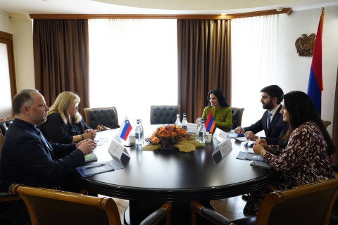 Քննարկվել են ՀՀ-ի և Սլովենիայի միջև առևտրաշրջանառության ավելացման հեռանկարները
