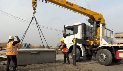 Հիմնանորոգվում է Հայանիստ գյուղից դեպի Արմավիրի մարզ տանող ճանապարհահատվածի փլուզված կամուրջը