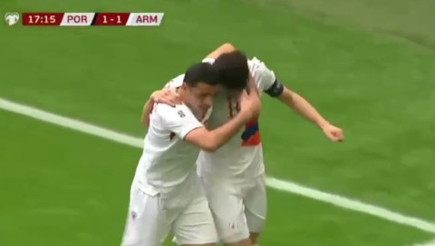 Պորտուգալիա-Հայաստան հաշիվը հավասարեցվեց՝ 1:1