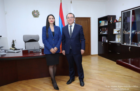 ՄԻՊ-ը ԵԱՀԿ ԽՎ փոխնախագահին է ներկայացրել ՀՀ-ում մարդու իրավունքների պաշտպանության ոլորտում առկա մարտահրավերները