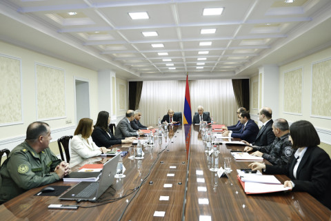 Meeting of Security Council held under chairmanship of Nikol Pashinyan