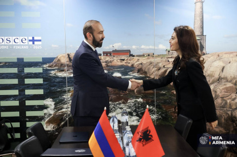Mirzoyan and Albanian Foreign Minister discussed issues of developing cooperation between two countries