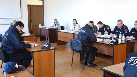 ՆԳՆ կրթահամալիրում մեկնարկել է ապագա պարեկային ծառայողների ամփոփիչ պետական ատեստավորումը