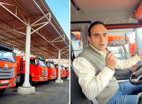 Howo մակնիշի 15 նոր աղբատար մեքենաներն արդեն աշխատում են մայրաքաղաքի տարբեր հատվածներում. Ավինյան