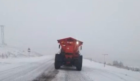 «Զանգեր»-Գորայք հատվածում ձյուն է տեղում