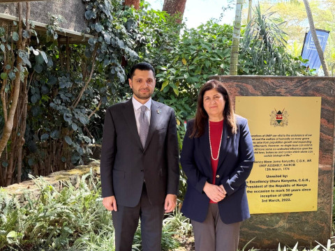 Prospects for cooperation in field of environmental protection discussed with Palestinian State Minister of Foreign Affairs