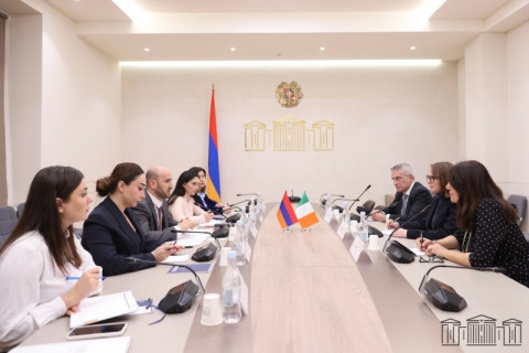 Հայաստանը հանձնառու է զարգացնելու և խորացնելու հարաբերություններն Իռլանդիայի հետ. Սիսակ Գաբրիելյանը՝ դեսպան Բեննոնին