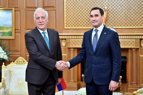 Քննարկել են Հայաստանի և Թուրքմենստանի քաղաքական, տնտեսական, կրթամշակութային և այլ ոլորտներում համագործակցության հեռանկարները