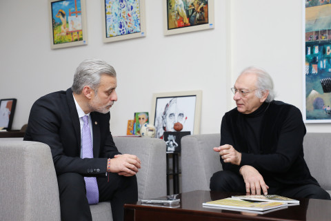 Կինոռեժիսոր, պրոդյուսեր Սերժ Ավետիքյանի հետ քննարկվել են մշակութային մի շարք նախագծեր