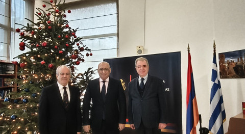Հունաստանում ՀՀ դեսպանը հանդիպել է «Ստրաբոն» ընկերության ղեկավարության հետ