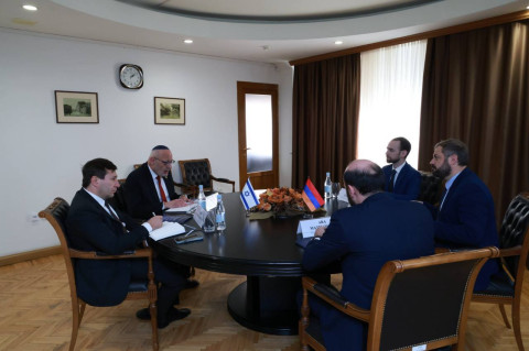 Papoyan and Israeli Ambassador discuss prospects for increasing trade turnover