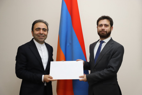 ՀՀ ԱԳ նախարարի տեղակալն ընդունել է Իրանի Իսլամական Հանրապետության նորանշանակ դեսպանին