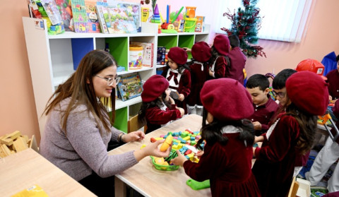 Նոր ընդլայնված խմբասենյակ՝ Վայքի թիվ 3 մանկապարտեզում