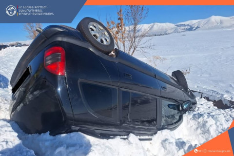 Մարգարա-Վանաձոր-Տաշիր ճանապարհին ավտոմեքենա է շրջվել