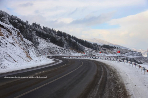 Նորավան-Լծեն-Տաթև, Թթուջուր-Նավուր ավտոճանապարհները և Վարդենյաց լեռնանցքը փակ են միայն կցորդով տրանսպորտային միջոցների համար