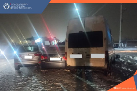Եղվարդ-Զովունի ճանապարհին մեքենաներ են բախվել. կան տուժածներ