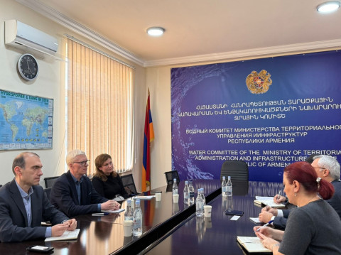 Ջրային կոմիտեի նախագահն ու EU4Sevan+ ծրագրի ղեկավարները քննարկել են նոր ծրագրի չորս բաղադրիչները