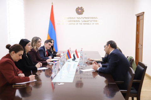 Սրբուհի Գալյանը և Եգիպտոսի դեսպանը քննարկել են իրավական փոխօգնության հարցեր