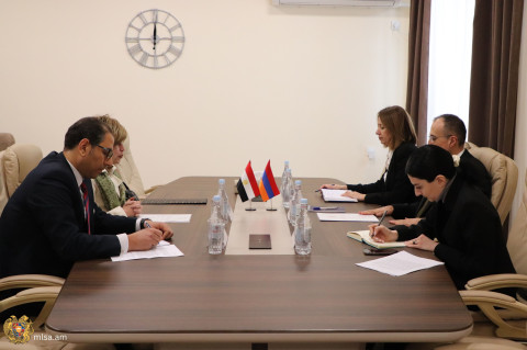 Armenia-Egypt Memorandum of Understanding on Labor Mobility is being discussed