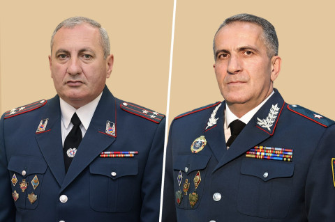 Արամ Ղազարյանն ազատվել է ոստիկանության պետի պաշտոնից և նշանակվել ՓԾ տնօրեն. Կամո Ցուցուլյանը նշանակվել է ոստիկանության պետ