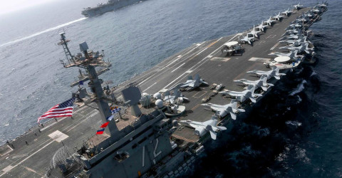 Trump says US still ‘watching Iran‘ as ‘massive’ fleet heads to Gulf region